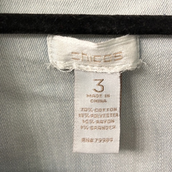 COPY - Chico’s Platinum Denim Jacket - Picture 5 of 11